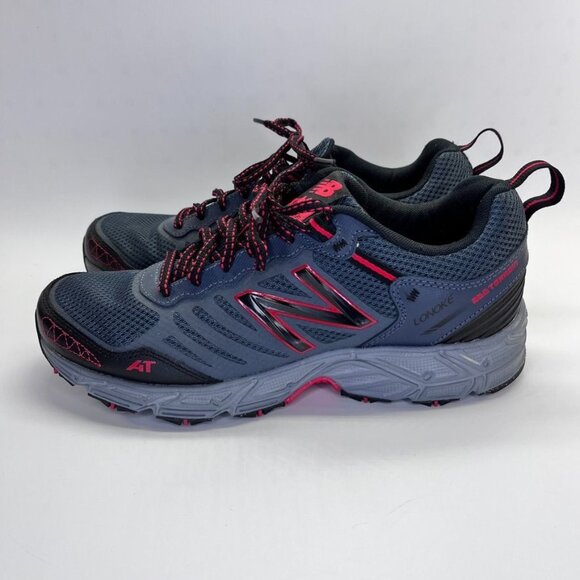 New Balance Men’s Lonoke All Terrain Shoes SIze 10 in Gray Black Red MTLONLT1 - Picture 3 of 16